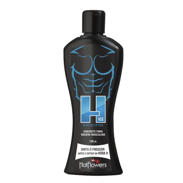 Sabonete para Higiene Masculina Sinta o Frescor Antes e Depois da Hora H 130ml Hot Flowers