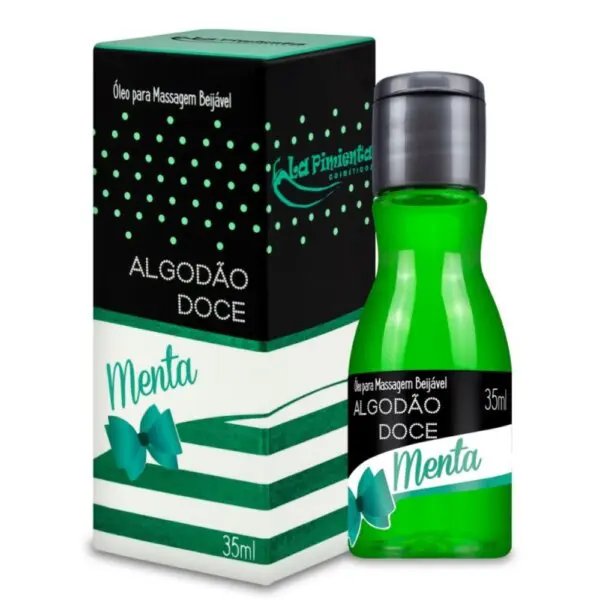 Óleo beijável sabor algodão doce menta 35ml