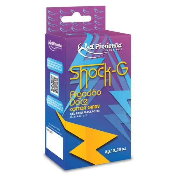 Shock G Algodão Doce Vibrador Líquido Excitante 8g