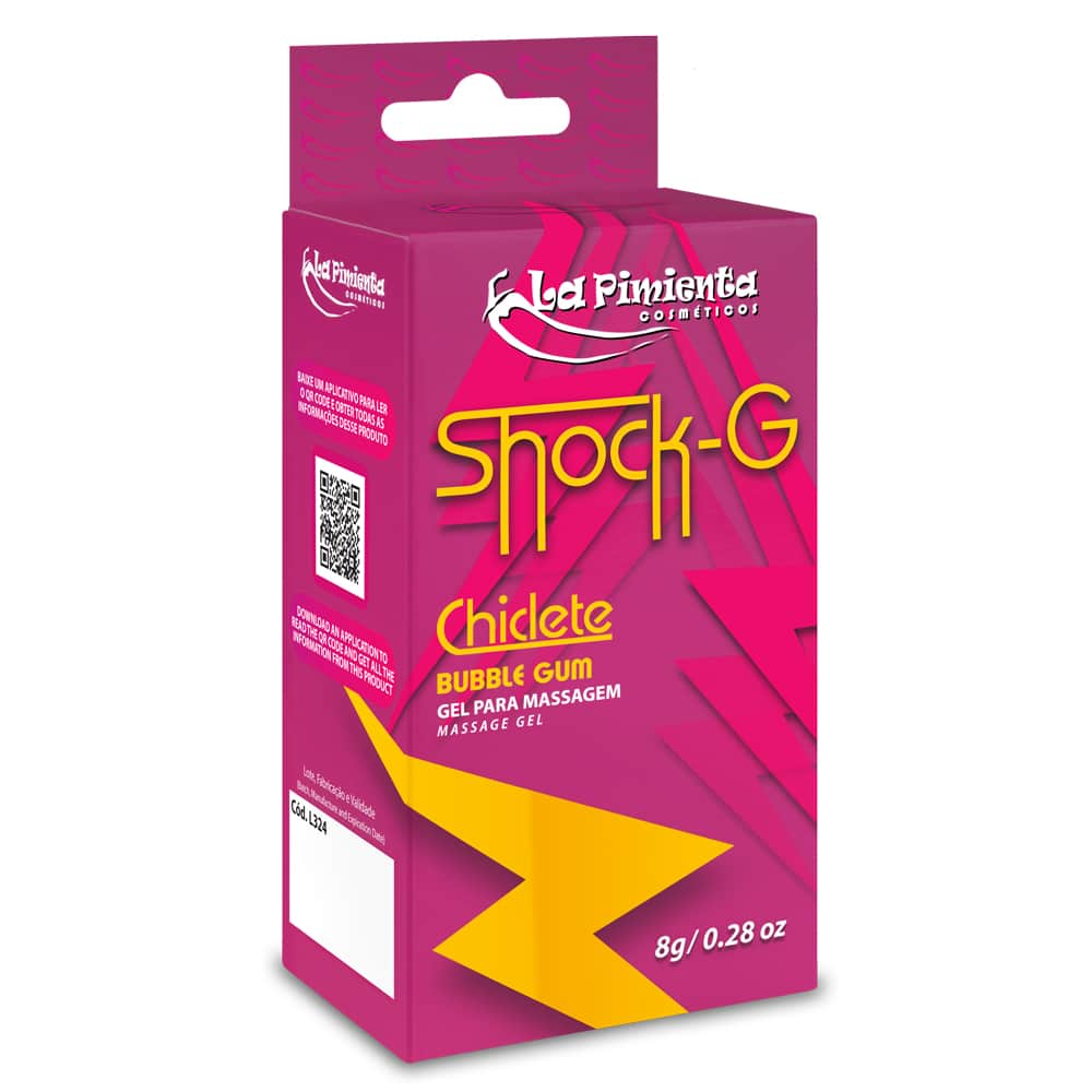 Shock G Chiclete Vibrador Líquido Excitante 8g Munas Moda Intima And Sex Shop 0127