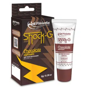 Shock G Chocolate Vibrador Líquido Excitante 8g La Pimeinta