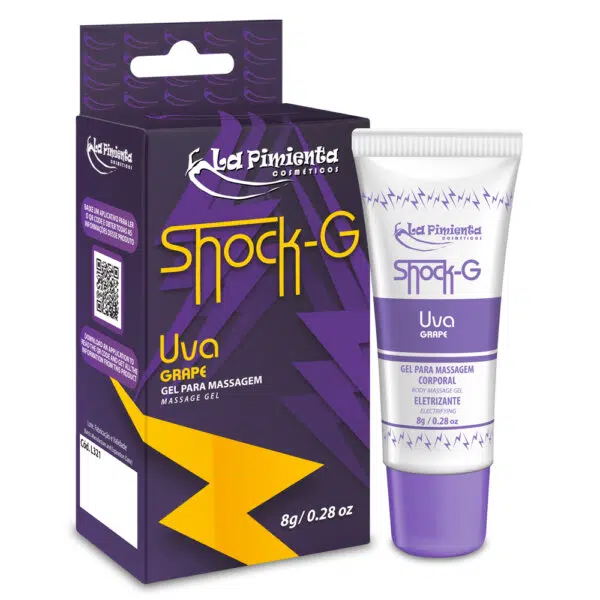 Shock G Uva Vibrador Líquido Excitante 8g