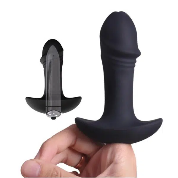 Plug Anal StarArrow com Vibro - Silicone Extra Macio - 10cm - S-Hande - Image 5