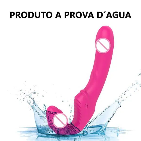 Vibrador Ponto G Dupla Penetração Recarregável - Image 2