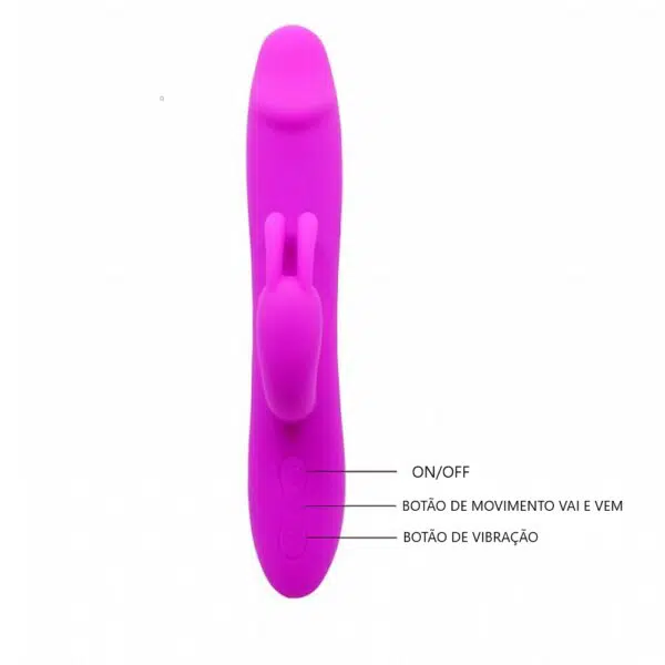 Vibrador Recarregável Vai e Vem  NATURAL MOTION - Image 2