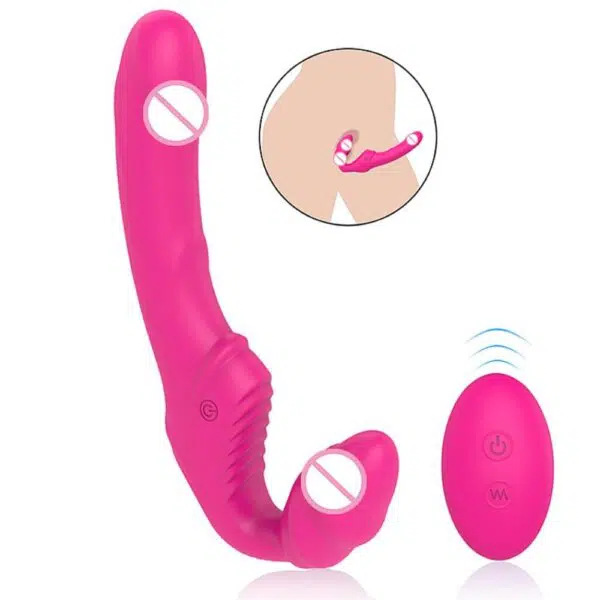 Vibrador Ponto G Dupla Penetração Recarregável - Image 3