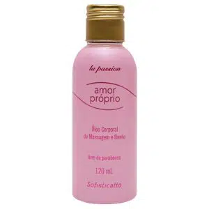 Óleo corporal para massagem e banho Amor próprio 120ml Sofisticatto