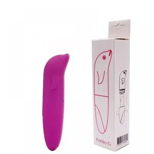 Vibrador Ponto G com Formato Golfinho - munas