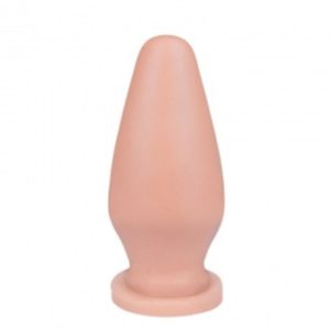 Plug Anal Grande - Creme 12,5 x 5,5 cm - PG124 Pau Brasil