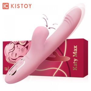 KISTOY KATY MAX VIBRADOR COM ESTIMULADOR DE CLITORIS E 12 MODOS DE VIBRAÇÃO VIP MIX