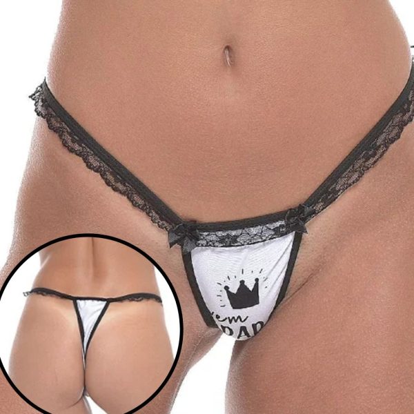 Calcinha Tanga Vem Papai - Lingerie Sexy Fantasy