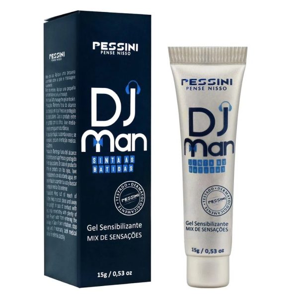 Dj Man Gel Excitante Masculino 15g Pessini