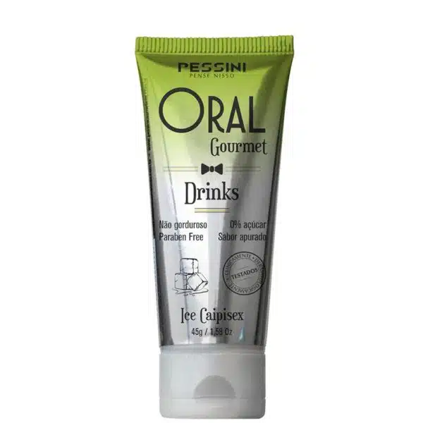 ORAL GOURMET GEL BEIJÁVEL QUE ESFRIA DE ICE CAIPISEX 35ML/45G PESSINI