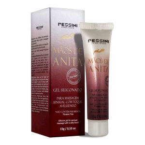 GEL SILICONADO PARA MASSAGEM SENSUAL COM TOQUE AVELUDADO MÃOS DE ANITA 15G PESSINI