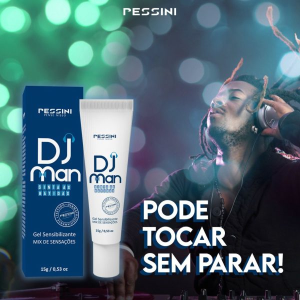 Dj Man Gel Excitante Masculino 15g Pessini