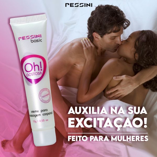 Oh! Gostosa Creme Feminino Excitante Para Massagem Corporal Linha Basic 15g Munas moda intima