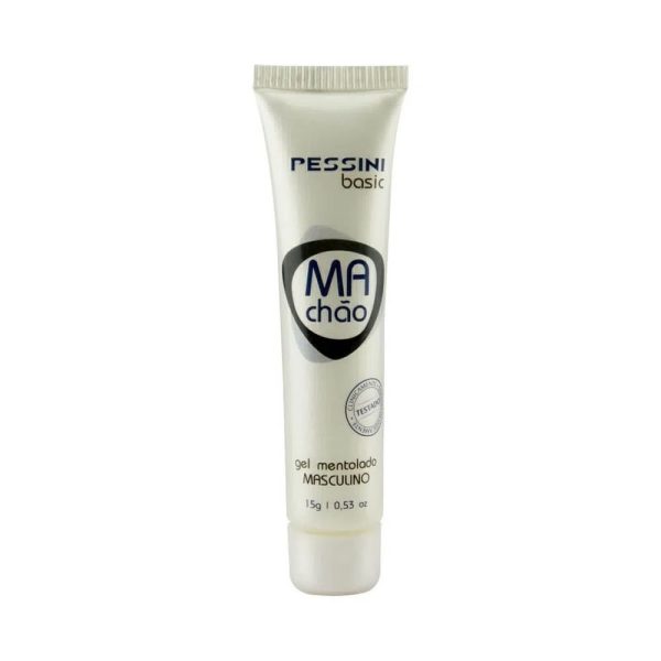 Machão Gel Mentolado Masculino Prolongador De Ereção Linha Basic 15g Pessini