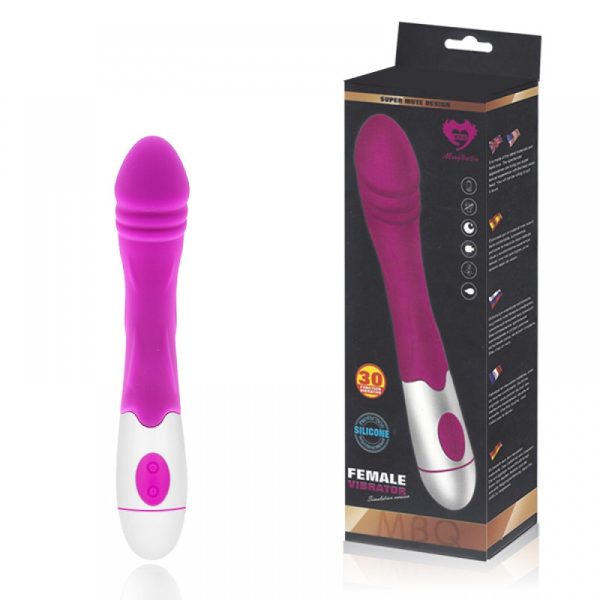 Vibrador com Ponta em Formato de Pênis com 30 Modos de Vibração - FEMALE VIBRATOR - VB050 Munas Moda Intima