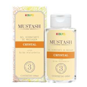 Mustash Crystal - Lubrificante à base de água- munas moda intima