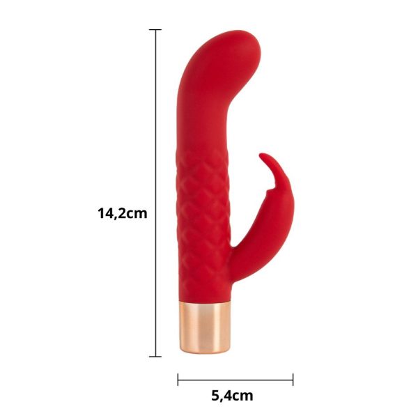 Mini vibrador com Estimulador de Clitóris recarregável com 7 modos de vibração - MV090B Vip Mix