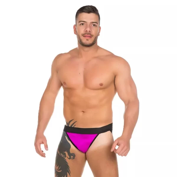 Cueca Sensual Modelo Jock Strapy Pink Pimenta Sexy