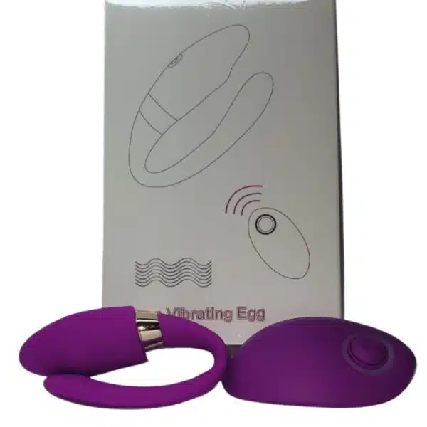 Vibrador de luxo para casais com pontas duplas e hastes flexisiveis. Possui 10 modos de vibrações - CD031- VIP MIX