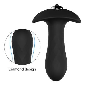 Plug Anal com Vibro - Diamond: Estimulação e Conforto em um Único Produto!