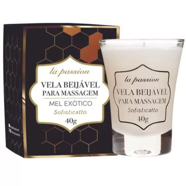 Vela para massagem corporal Massagem beijável Aroma de mel exótico Óleo para massagem sensual Sofisticatto massagem Experiência sensual Massagem aromática Hidratação da pele Massagem íntima Aromaterapia para casais Prazer beijável Vela aromática para massagem Massagem prazerosa Vela não queima a pele Embalagem discreta