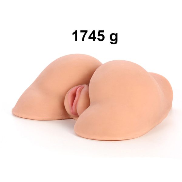 Masturbador realístico Formato de bunda Vagina e ânus CyberSkin Masturbador masculino Estimulador realístico Brinquedo erótico Prazer íntimo Estimulação realística Produto para adultos Experiência sensual Texturas internas Sensação autêntica Masturbação masculina Brinquedo sexual para homens