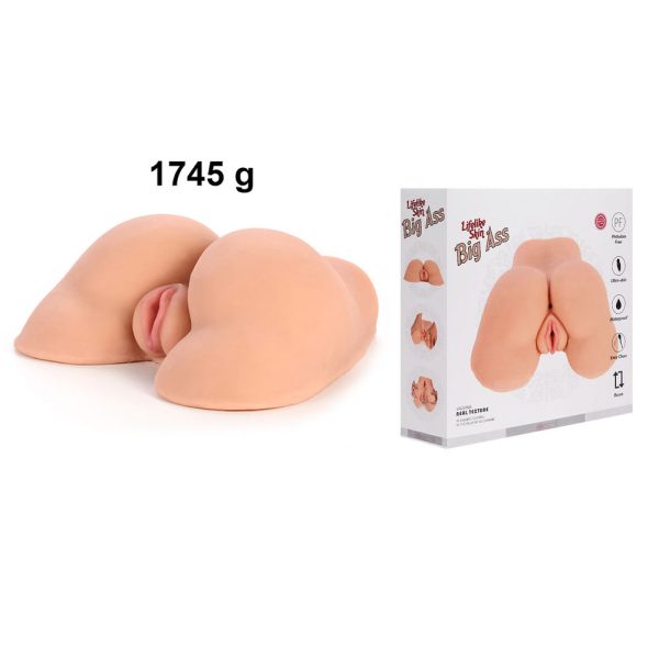 Masturbador realístico Formato de bunda Vagina e ânus CyberSkin Masturbador masculino Estimulador realístico Brinquedo erótico Prazer íntimo Estimulação realística Produto para adultos Experiência sensual Texturas internas Sensação autêntica Masturbação masculina Brinquedo sexual para homens