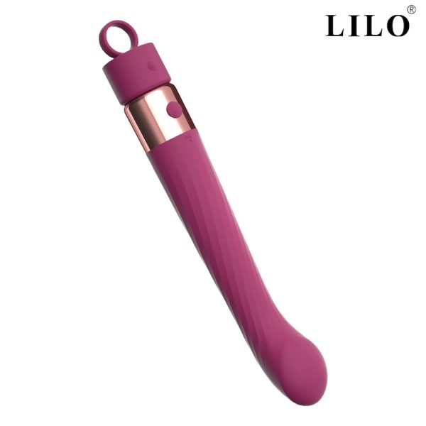 Vibrador Estimulador Ponto G Vibração Recarregável Silicone ABS Função de aquecimento Kit 1+1 Estimulação íntima