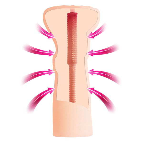 Simulador de Sexo Anal Masturbador Anal com Sucção Brinquedo Sexual Cyberskin Simulador Anal com Saliências Masturbador Masculino Realista Simulador Anal Compacto Brinquedo Sexual com Textura Interna Masturbador Anal Discreto Simulador de Sexo Anal Portátil Brinquedo Sexual Masculino Cyberskin