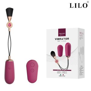 Vibrador em formato de cápsula Vibrador com pincel na ponta Vibrador com textura leve Vibrador LILO 12 modos de vibração Função de aquecimento Controle remoto vibrador Vibrador recarregável USB Estimulação precisa Produtos íntimos discretos Vibrador hipoalergênico Silicone e ABS Produtos de prazer Privacidade garantida Embalagens neutras