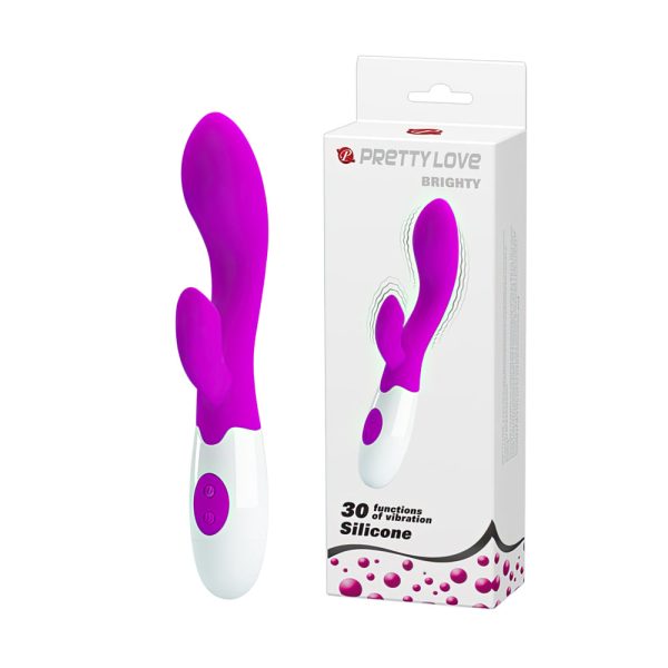 Vibrador Ponto G Estimulador Clitoriano Vibrador 30 Modos Vibrador Silicone Dupla Estimulação Vibrador Ergonômico Prazer Feminino Acessório Íntimo Discreto Vibrador com Dois Motores Brinquedo Sexual de Qualidade