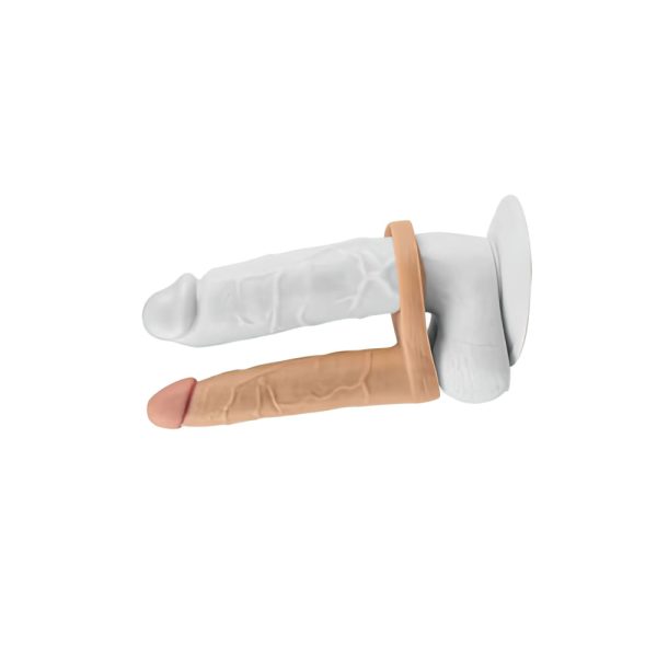 Anel peniano vibratório, Estimulador com veias salientes, Vibrador com modos múltiplos, Anel peniano com cápsula, Acessório sexual masculino, Intensificador de prazer, Anel para casal, Vibrador de silicone, Acessório íntimo TPR, Anel peniano ajustável.