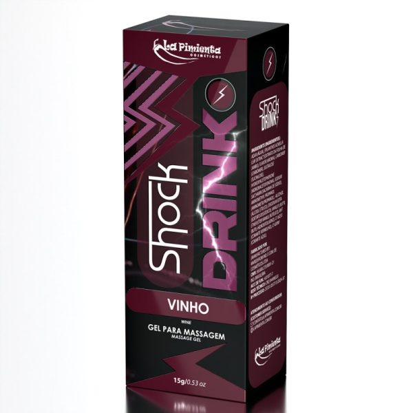 Shock Drink Aroma Vinho, Vibrador líquido excitante, Estimulante íntimo, Sensações de contração, Intensificador de prazer, Produto afrodisíaco, Estímulo do ponto G, Aumento de sensibilidade, Experiência sensorial, La Pimienta vibrador.