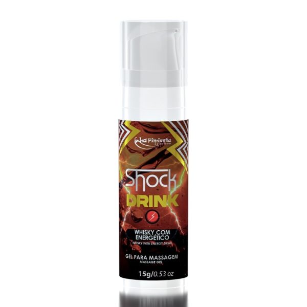 SHOCK DRINK - Vibrador Líquido Excitante Aroma Whisky com Energético 15g - Image 5