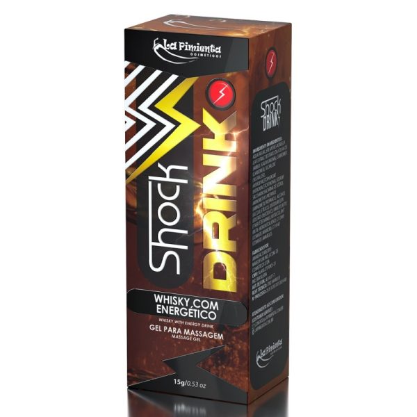 SHOCK DRINK - Vibrador Líquido Excitante Aroma Whisky com Energético 15g - Image 4